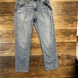 GAP Blue Relaxed Fit Jeans with Vintage Wash